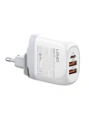 GaN Netzladegerät LDNIO A3511Q, 2x USB + USB-C, 65W (weiß)