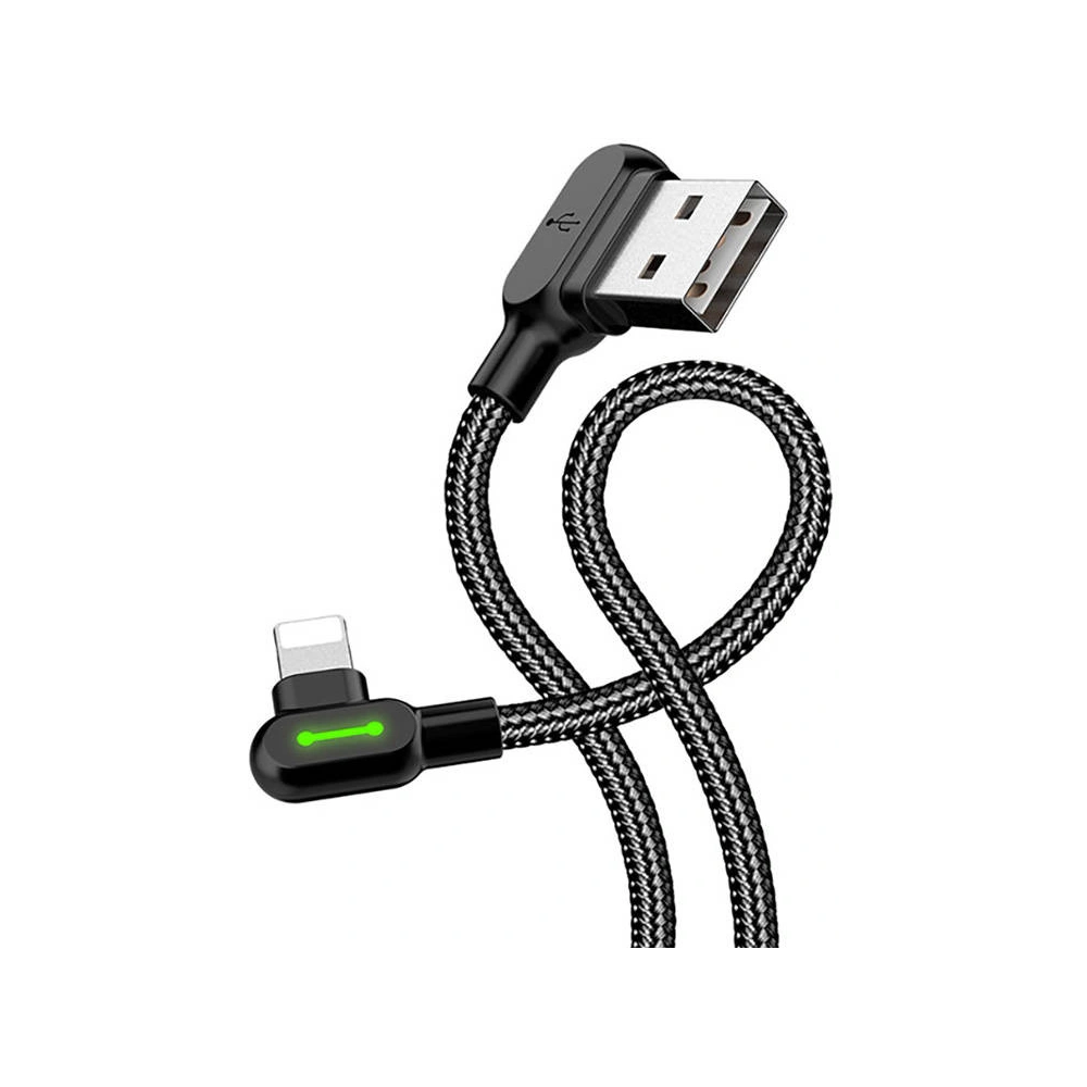 Hurtownia GSM - Kabel úhlový Mcdodo CA-4674 USB-A/Lightning LED, 0.5m (černý) - MDD16 - {ean13} - Hurt