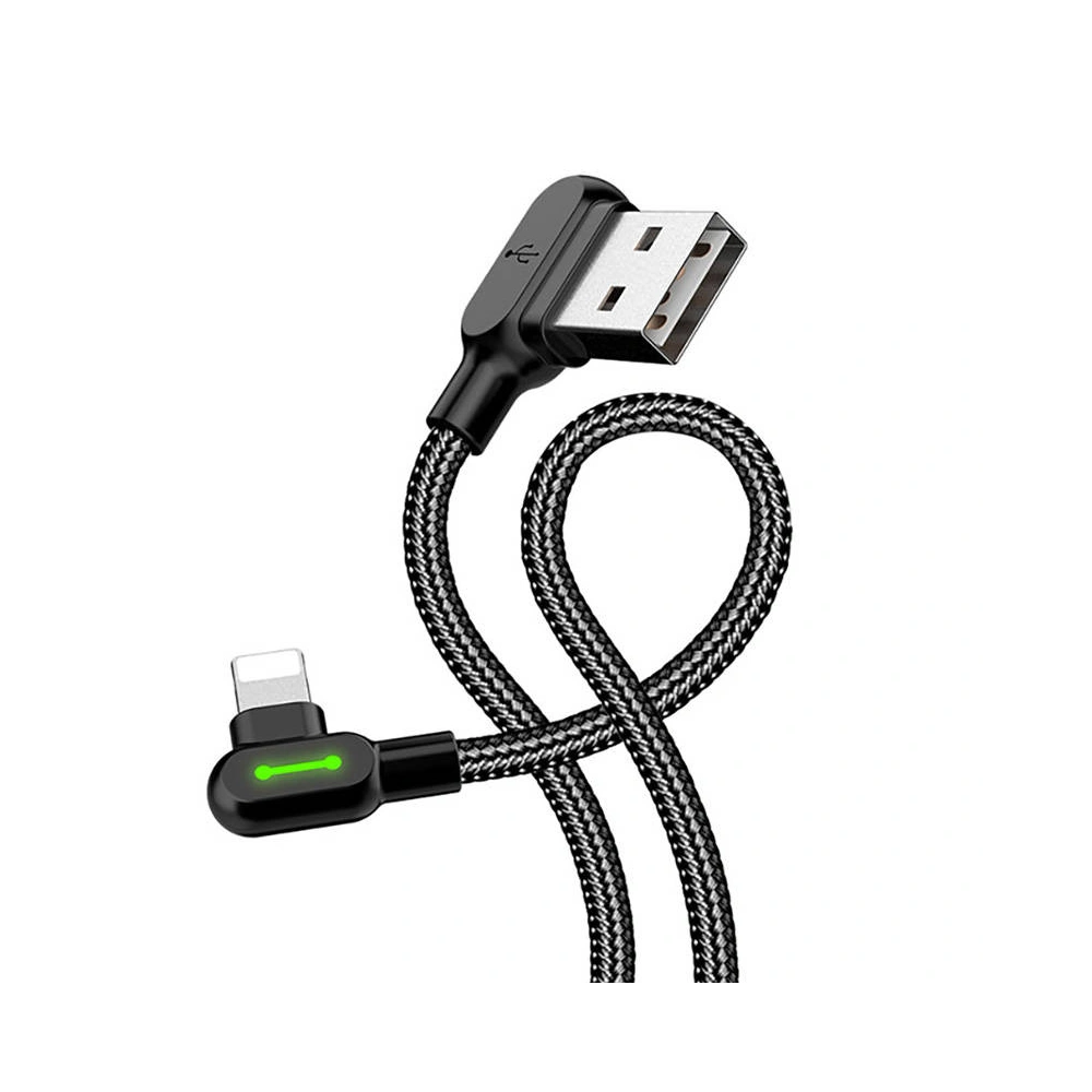 Hurtownia GSM - Kabel kątový Mcdodo CA-4671 USB-A/Lightning LED, 1.2m (černý) - MDD17 - {ean13} - Hurt