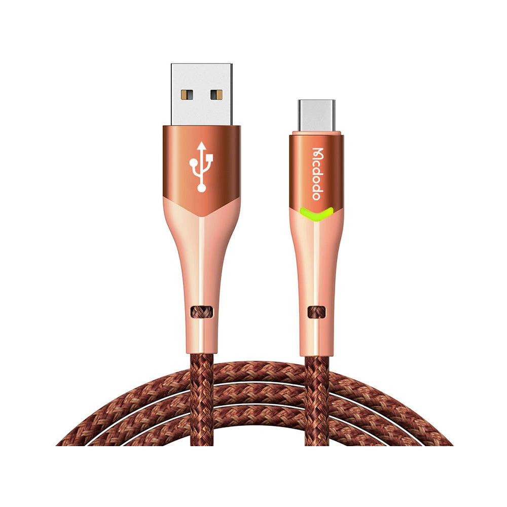 Hurtownia GSM - Kabel Mcdodo Magnificence CA-7962 USB-A/USB-C LED, 1m (portocaliu) - MDD20 - {ean13} - Hurt