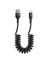 Cablul spiral Mcdodo Omega CA-6420 USB-A/USB-C 1.8m (negru)