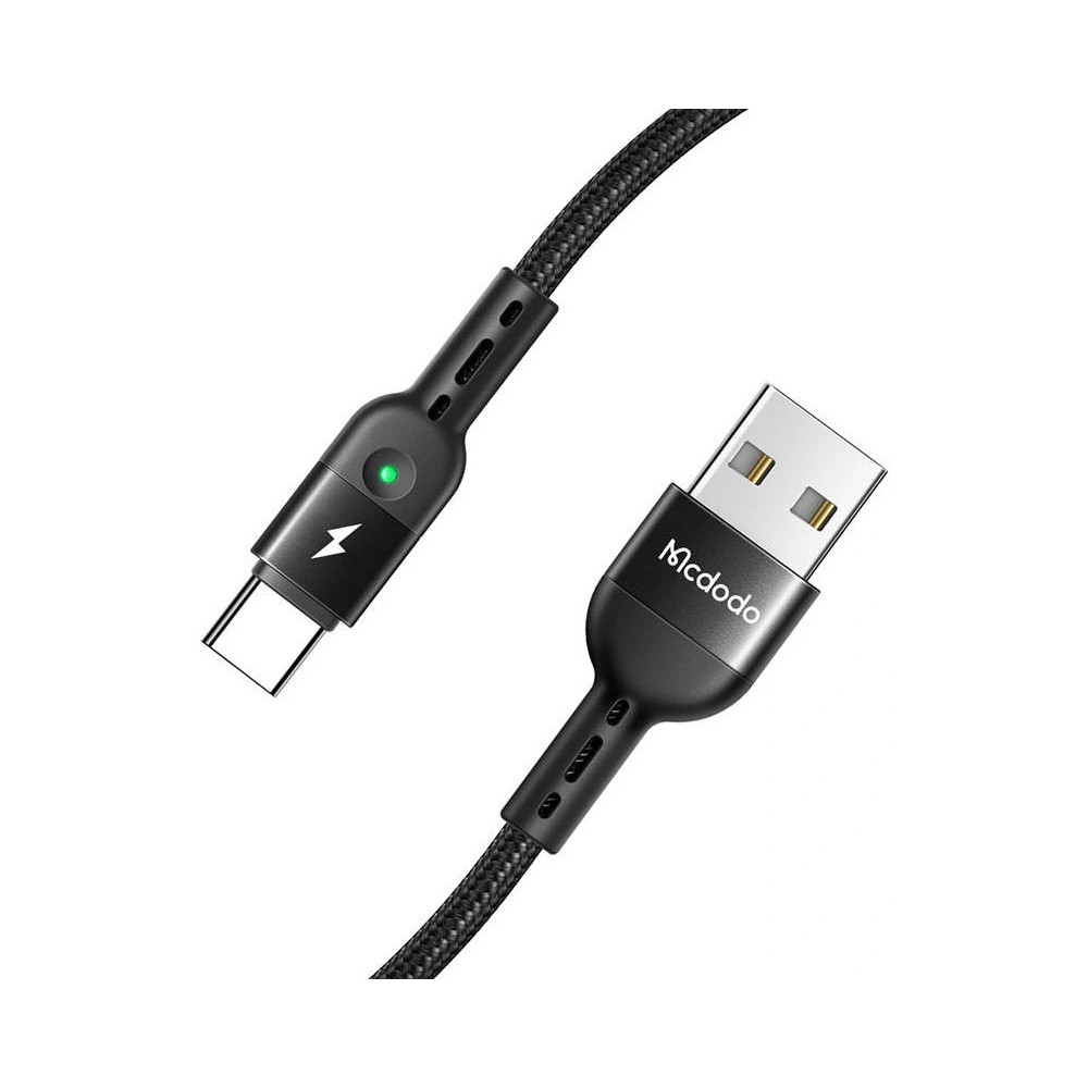 Hurtownia GSM - Kabel spružinový Mcdodo Omega CA-6420 USB-A/USB-C 1.8m (černý) - MDD21 - {ean13} - Hurt