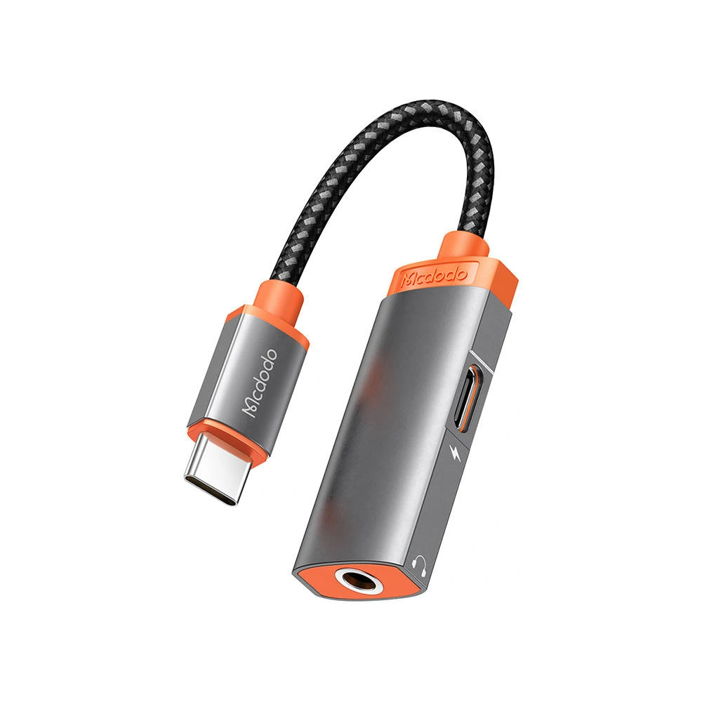 Hurtownia GSM - Adapter Mcdodo CA-0500 USB-C/mini jack 3.5m + USB-C, PD 60W (fekete) - MDD31 - {ean13} - Hurt
