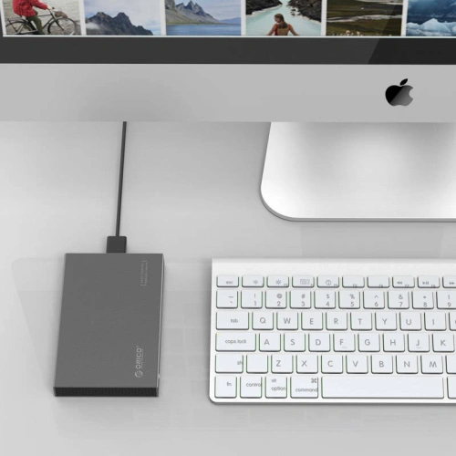 Obudowa zewnętrzna dysku Orico SSD/HDD 2.5" SATA III (szara)