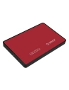 Obal z externího disku Orico SSD/HDD 2.5", SATA III (červená)