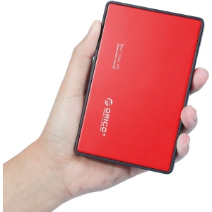 Hurtownia GSM - Obal z externího disku Orico SSD/HDD 2.5", SATA III (červená) - ORC36 - {ean13} - Hurt