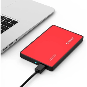Hurtownia GSM - Obal z externího disku Orico SSD/HDD 2.5", SATA III (červená) - ORC36 - {ean13} - Hurt