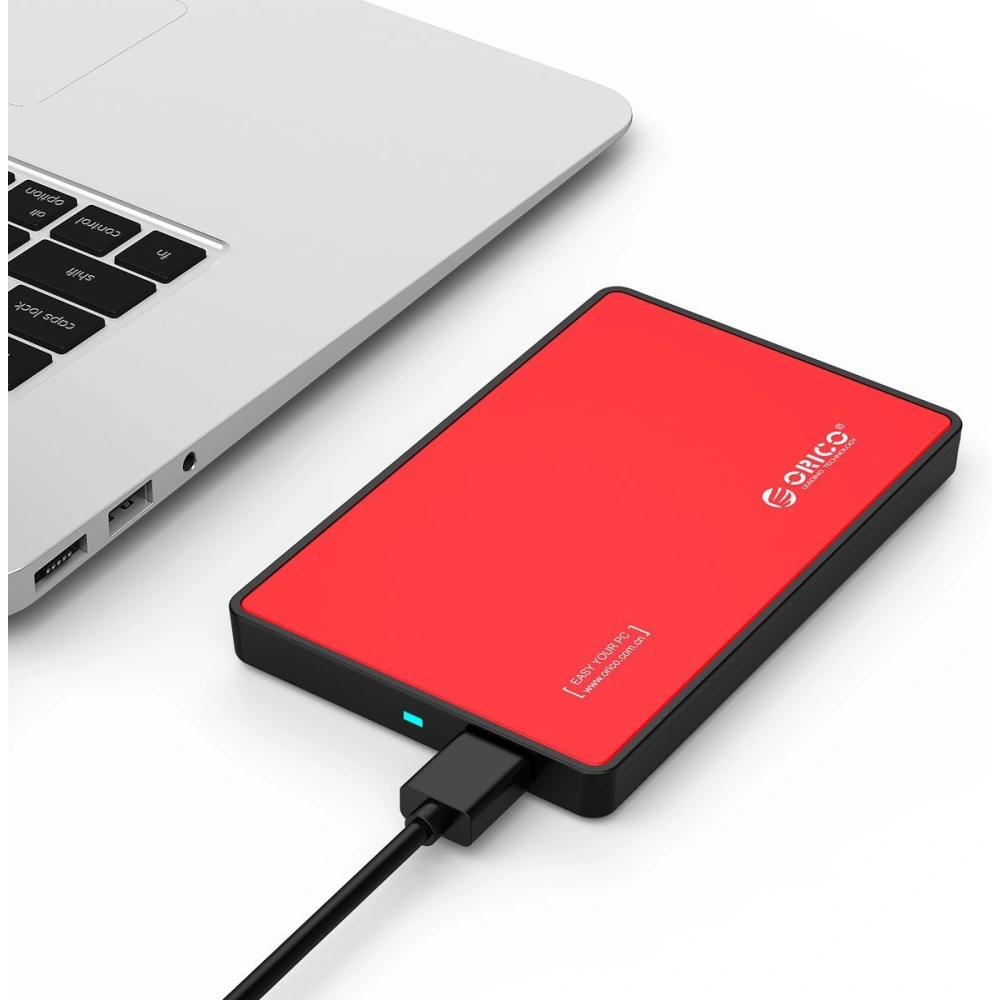 Hurtownia GSM - Obal z externího disku Orico SSD/HDD 2.5", SATA III (červená) - ORC36 - {ean13} - Hurt
