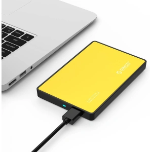 Hurtownia GSM - Obal pro disk Orico SSD/HDD 2.5" SATA III (žlutý) - ORC38 - {ean13} - Hurt