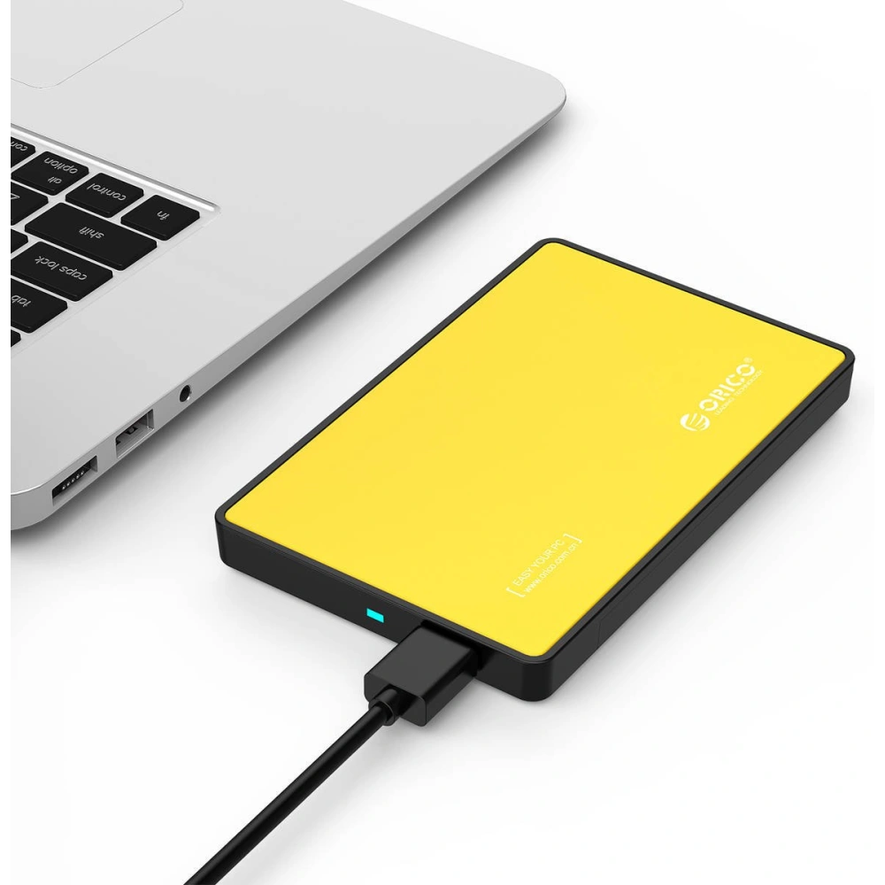 Hurtownia GSM - Külső ház Orico SSD/HDD 2.5" SATA III (sárga) - ORC38 - {ean13} - Hurt