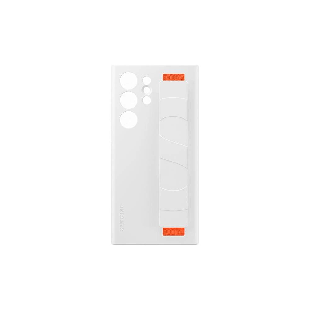 Etui Samsung Galaxy S23 Ultra EF-GS918TW bílý/white Silicone Grip Case