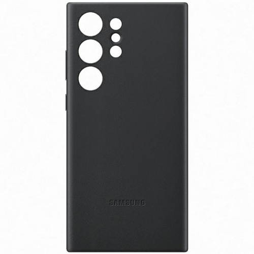 Samsung Distributor - 8806094770377 - SMG813 - Samsung Galaxy S23 Ultra EF-VS918LB black Leather Cover - B2B homescreen
