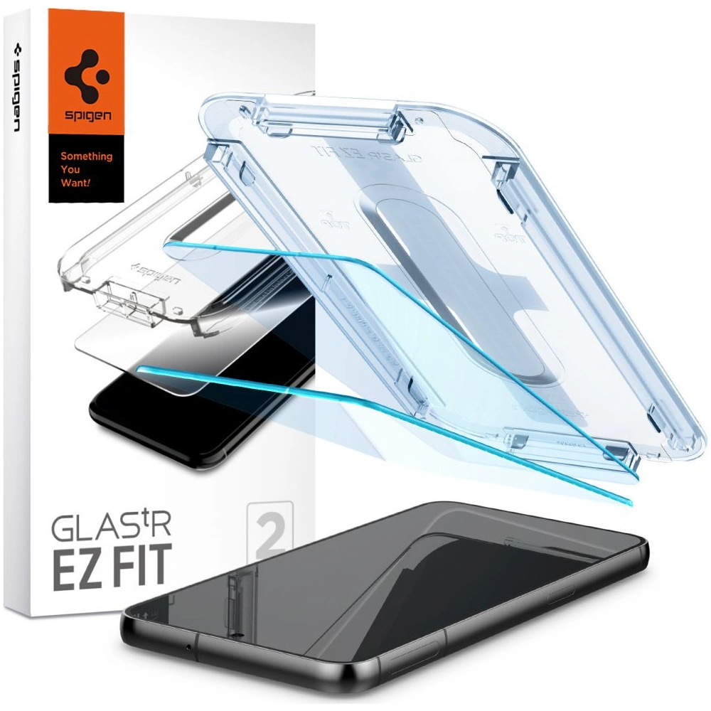 Hurtownia GSM - Edzett üveg Spigen GLAS.tR ez Fit Samsung Galaxy S23+ Plus Clear [2 PACK] - SPN2710 - {ean13} - Hurt