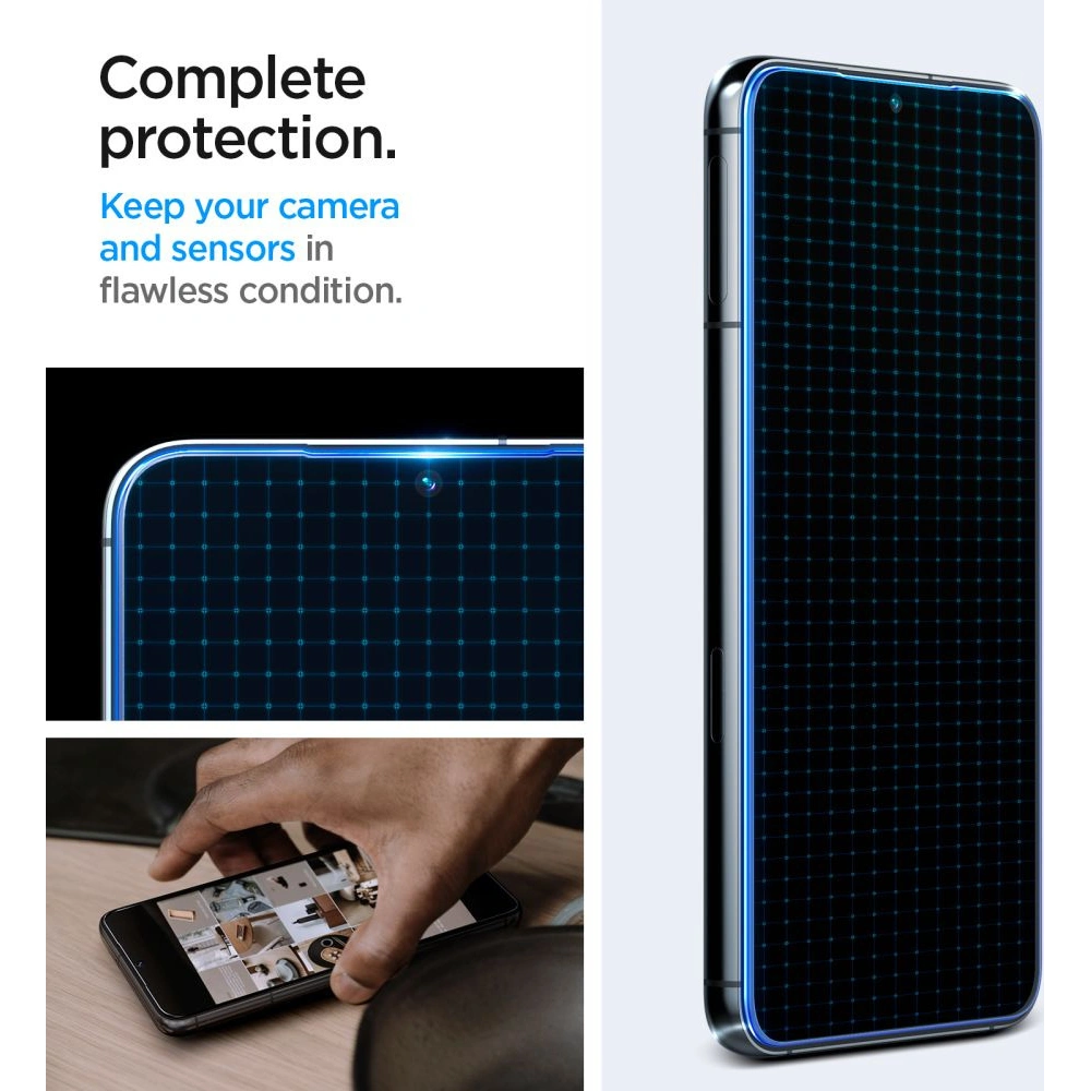 Hurtownia GSM - Edzett üveg Spigen GLAS.tR ez Fit Samsung Galaxy S23+ Plus Clear [2 PACK] - SPN2710 - {ean13} - Hurt