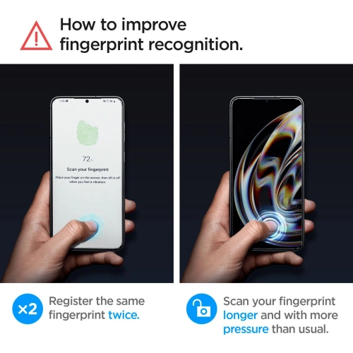 Szkło hartowane Spigen GLAS.tR ez Fit Samsung Galaxy S23+ Plus Clear [2 PACK]
