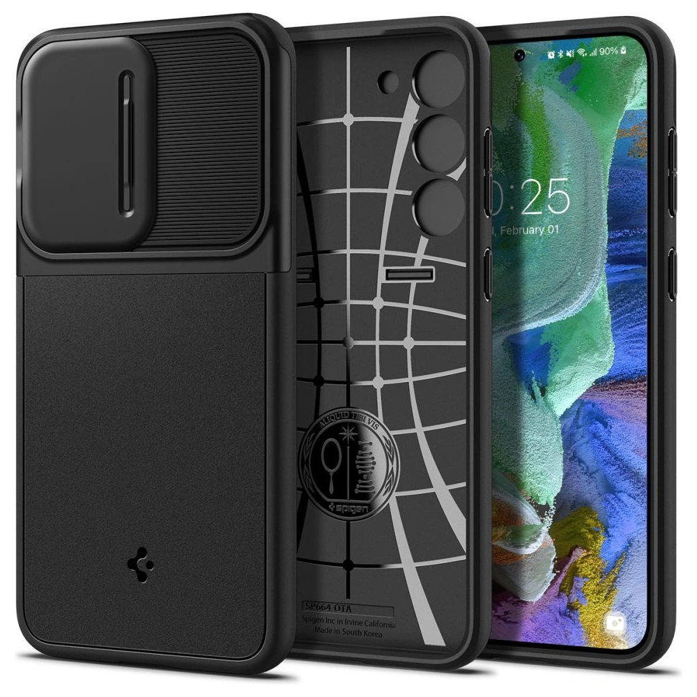 Hurtownia GSM - Case Spigen Optik Armor Samsung Galaxy S23+ Plus Schwarz - SPN2712 - {ean13} - Hurt