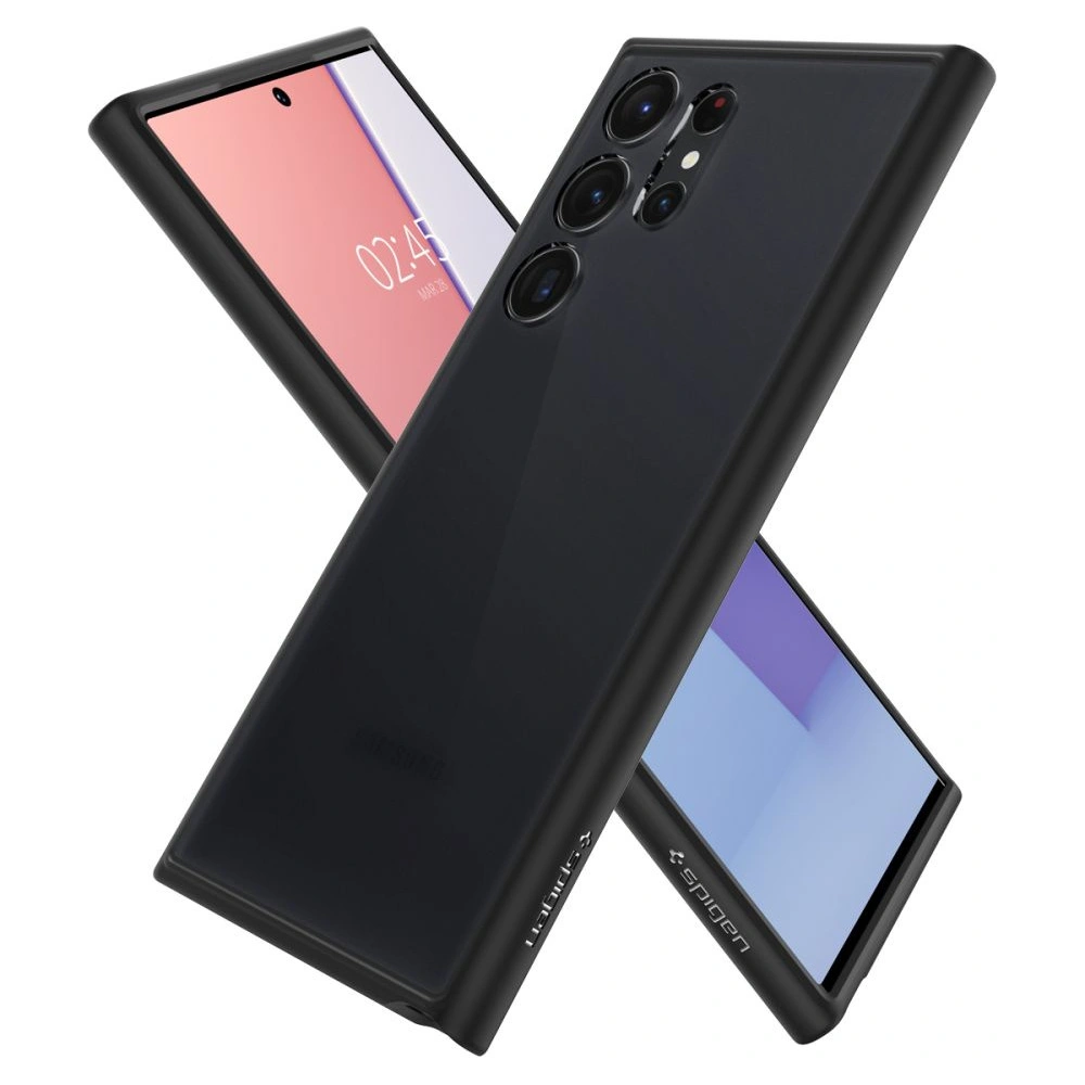 Hurtownia GSM - Etui Spigen Ultra Hybrid Samsung Galaxy S23 Ultra Frost Black - SPN2713 - {ean13} - Hurt