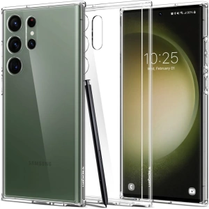 Wholesale Spigen Ultra Hybrid Samsung Galaxy S23 Ultra Crystal Clear - SPN2714 - {ean13} - Hurt