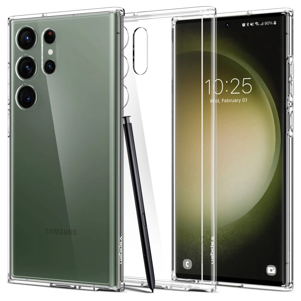 Wholesale Spigen Ultra Hybrid Samsung Galaxy S23 Ultra Crystal Clear - SPN2714 - {ean13} - Hurt