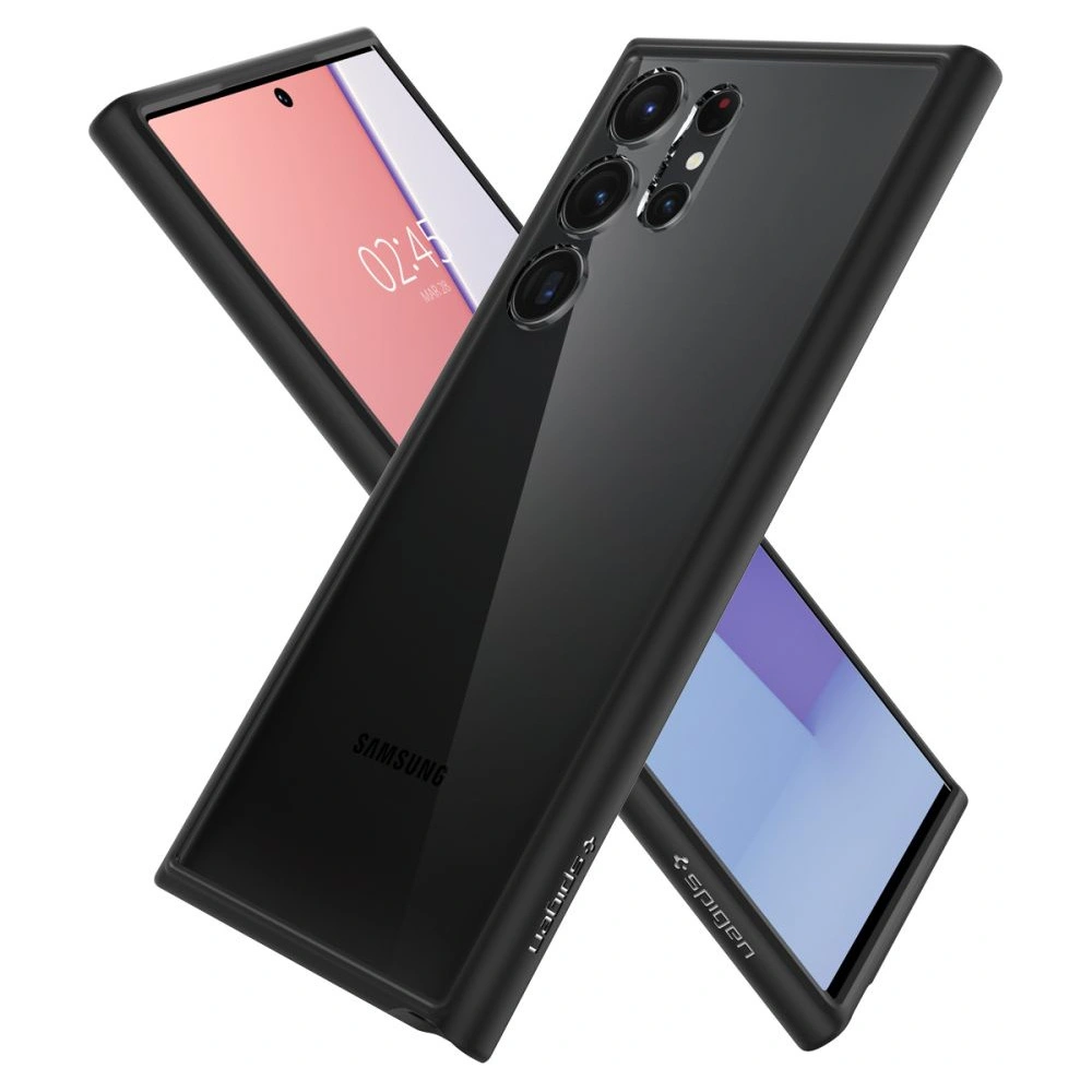 Hurtownia GSM - Etui Spigen Ultra Hybrid Samsung Galaxy S23 Ultra Matt Fekete - SPN2715 - {ean13} - Hurt