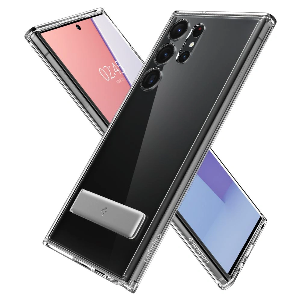 Hurtownia GSM - Etui Spigen Ultra Hybrid S Samsung Galaxy S23 Ultra Crystal Clear - SPN2716 - {ean13} - Hurt