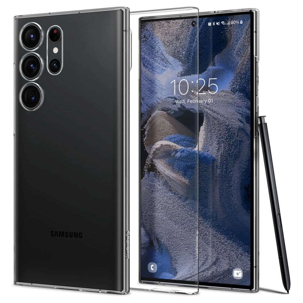 Hurtownia GSM - Case Spigen Airskin Samsung Galaxy S23 Ultra Crystal Clear - SPN2717 - {ean13} - Hurt