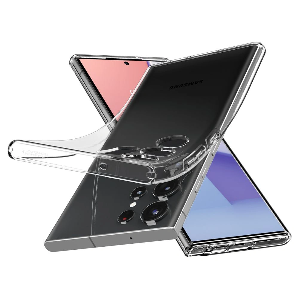 Wholesale Spigen Liquid Crystal Samsung Galaxy S23 Ultra Crystal Clear - SPN2719 - {ean13} - Hurt