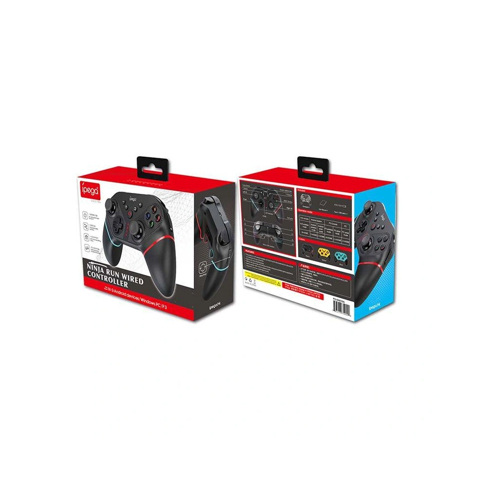 Hurtownia GSM - Drahtloser Controller iPega GamePad Ninja PG-SW038A NSW BT (schwarz) - IPG75 - {ean13} - Hurt