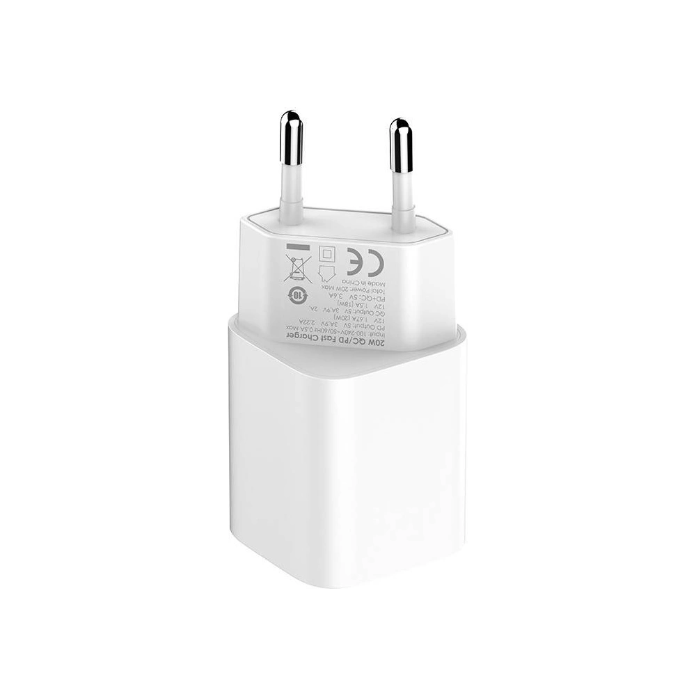 Hurtownia GSM - Netzteil LDNIO A2318C, USB + USB-C, PD + QC 3.0, 20W (weiß) - LDN22 - {ean13} - Hurt