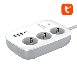 Hurtownia GSM - Inteligentní napájecí lišta Wi-Fi LDNIO SEW3452, Tuya (bílá) - LDN23 - {ean13} - Hurt