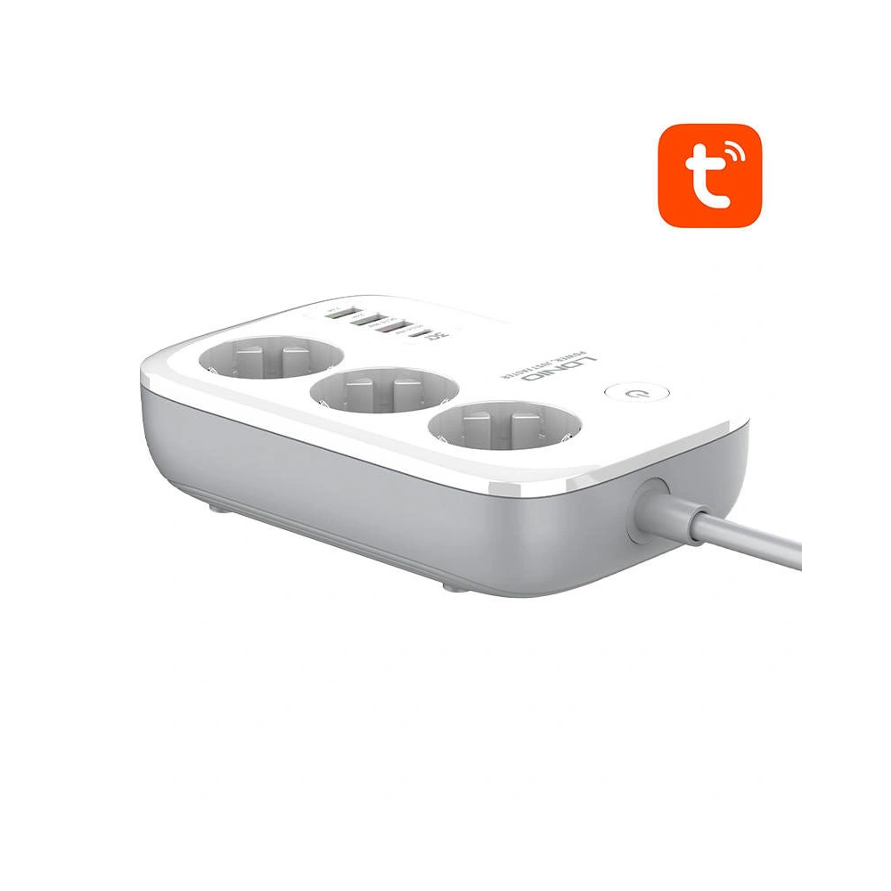 Hurtownia GSM - Intelligente WLAN-Steckdosenleiste LDNIO SEW3452, Tuya (weiß) - LDN23 - {ean13} - Hurt