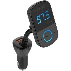 Hurtownia GSM - Transmiter FM LDNIO C705Q s Bluetooth, 2x USB + USB-C (černý) - LDN28 - {ean13} - Hurt