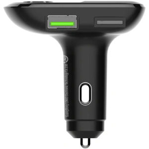 Hurtownia GSM - Transmitter FM LDNIO C706Q s Bluetooth, 2x USB, AUX (černý) - LDN29 - {ean13} - Hurt