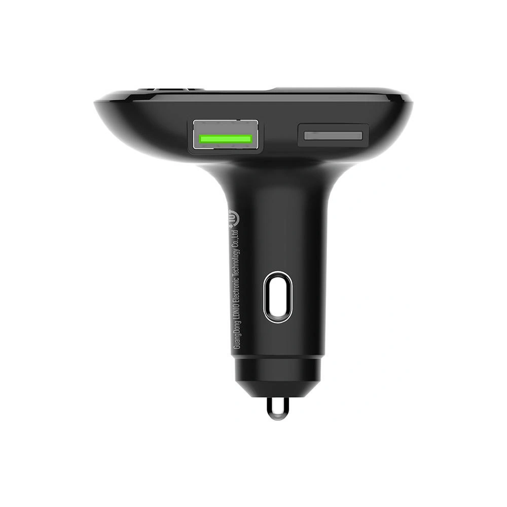 Hurtownia GSM - FM-Transmitter LDNIO C706Q mit Bluetooth, 2x USB, AUX (schwarz) - LDN29 - {ean13} - Hurt