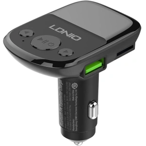 Hurtownia GSM - Transmitter FM LDNIO C706Q s Bluetooth, 2x USB, AUX (černý) - LDN29 - {ean13} - Hurt
