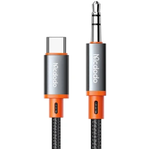 Hurtownia GSM - Cablu Mcdodo CA-0820 USB-C/mini jack 3.5mmm AUX, 1.2m (negru) - MDD34 - {ean13} - Hurt