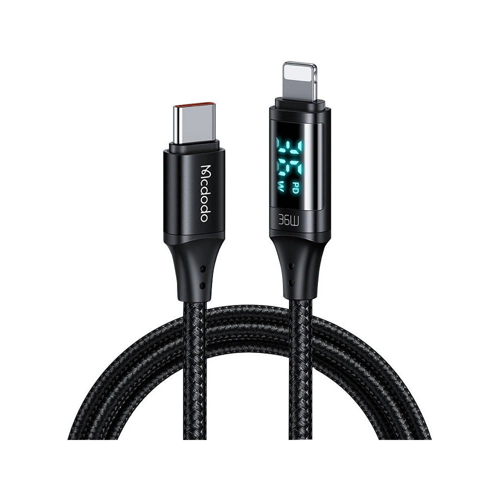 Hurtownia GSM - Kabel Mcdodo CA-1030 USB-C/Lightning, 36W, 1.2m (schwarz) - MDD37 - {ean13} - Hurt