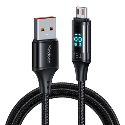 Kabel Mcdodo CA-1070 USB-A/microUSB, 3A, 1.2m (czarny)