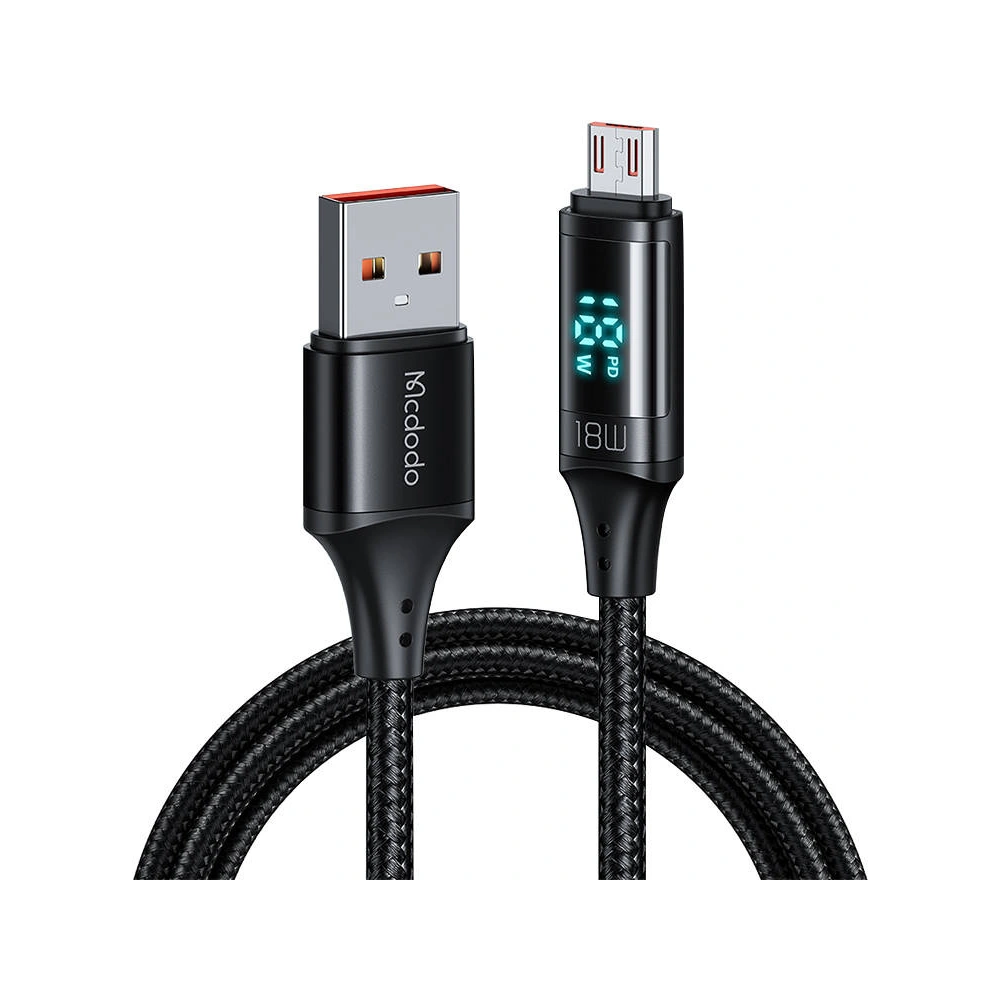 Hurtownia GSM - Kabel Mcdodo CA-1070 USB-A/microUSB, 3A, 1.2m (schwarz) - MDD38 - {ean13} - Hurt