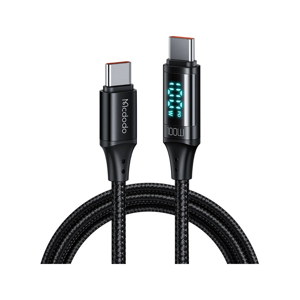 Wholesale Mcdodo CA-1100 USB-C/USB-C Cable 100W, 1.2m (black) - MDD39 - {ean13} - Hurt