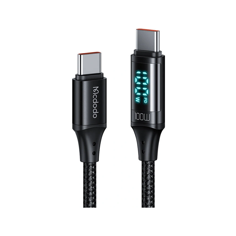 Hurtownia GSM - Cablul Mcdodo CA-1100 USB-C/USB-C 100W, 1.2m (negru) - MDD39 - {ean13} - Hurt