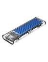 Obal disku SDD M.2 Orico, NVME, USB-C 3.1 Gen.2, 10Gbps (modrá)