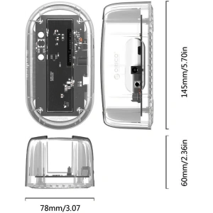 Hurtownia GSM - Dokovací stanice Orico HDD/SSD 3,5 palce USB-C 3.1 - ORC45 - {ean13} - Hurt