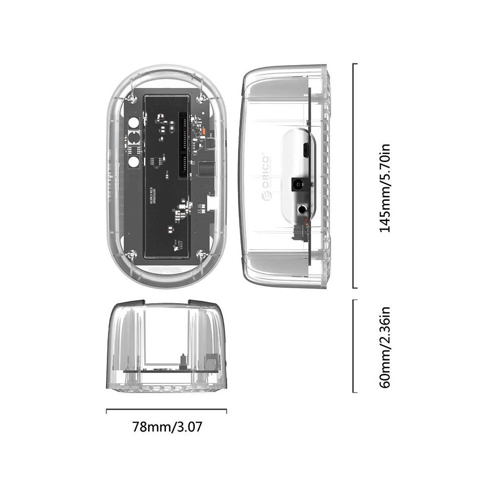 Hurtownia GSM - Dockingstation Orico HDD/SSD 3,5 Zoll USB-C 3.1 - ORC45 - {ean13} - Hurt
