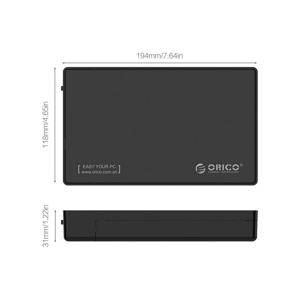 Hurtownia GSM - Obal disku Orico HDD 2.5/3,5 palce USB-C - ORC47 - {ean13} - Hurt