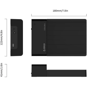 Hurtownia GSM - Dokovací stanice Orico pro HDD disky 2,5/3,5 palce USB 3.1 Typ C Gen2 - ORC51 - {ean13} - Hurt