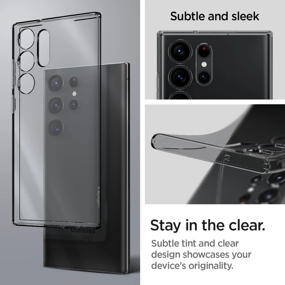 Hurtownia GSM - Case Spigen Liquid Crystal Samsung Galaxy S23 Ultra Space Crystal - SPN2720 - {ean13} - Hurt