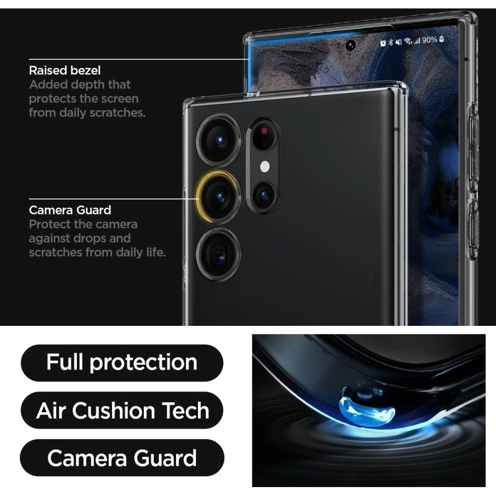 Hurtownia GSM - Case Spigen Liquid Crystal Samsung Galaxy S23 Ultra Space Crystal - SPN2720 - {ean13} - Hurt