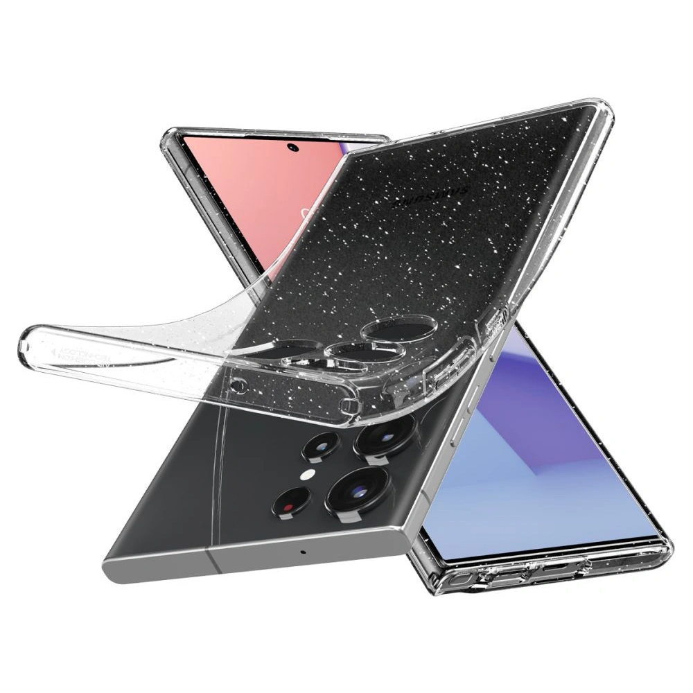 Hurtownia GSM - Case Spigen Liquid Crystal Samsung Galaxy S23 Ultra Glitter Crystal - SPN2721 - {ean13} - Hurt