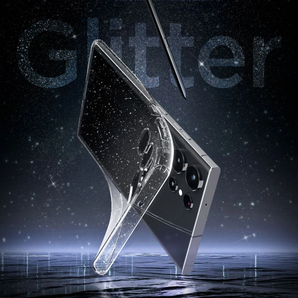 Hurtownia GSM - Case Spigen Liquid Crystal Samsung Galaxy S23 Ultra Glitter Crystal - SPN2721 - {ean13} - Hurt